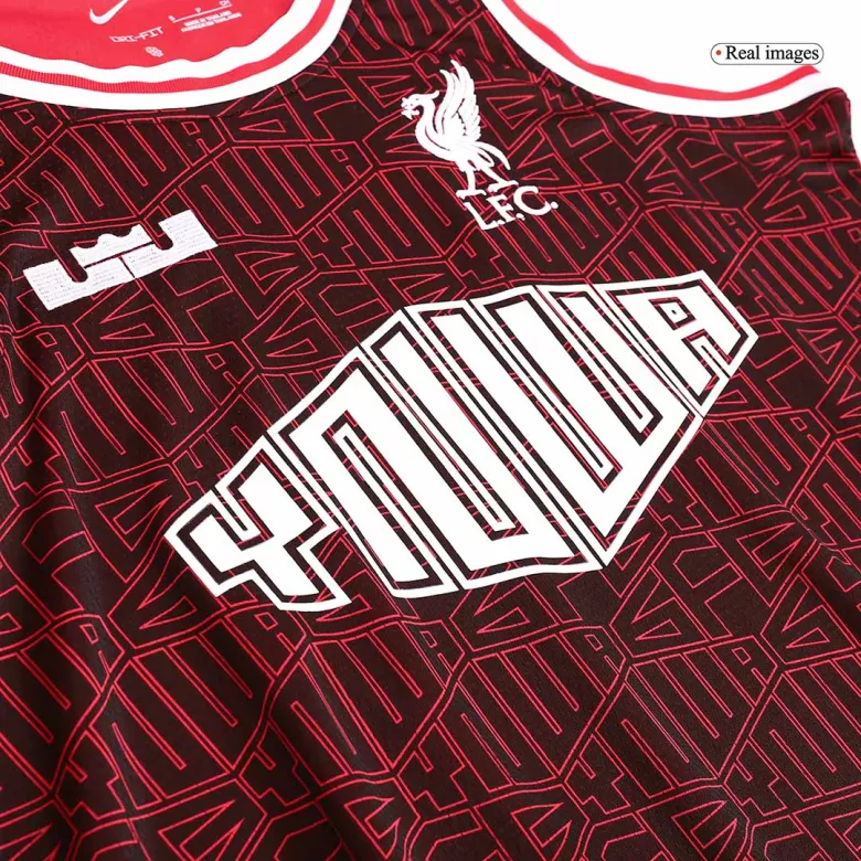 Liverpool x LeBron James Sleeveless Top 2022/23 Black&Red - vstockx