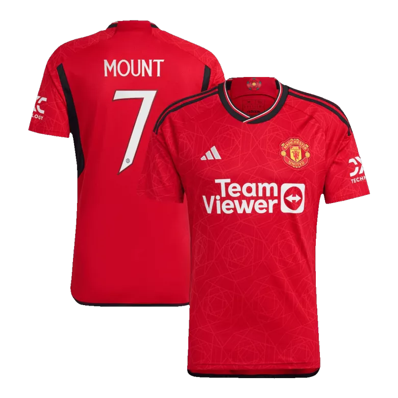 MOUNT #7 Manchester United Home Jersey 2023/24 - UCL - vstockx