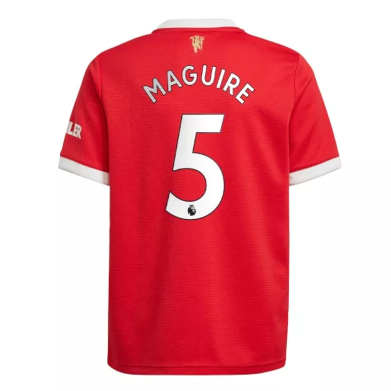 MAGUIRE #5 Manchester United Home Soccer Jersey 2021/22 - vstockx