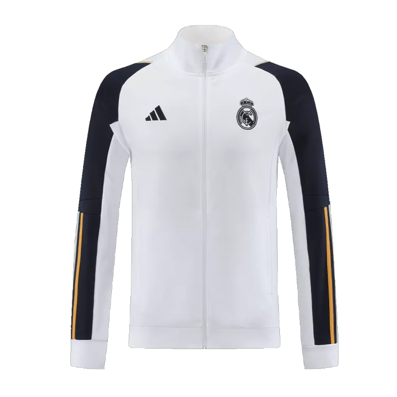 Real Madrid Jacket Tracksuit 2023/24 White - vstockx