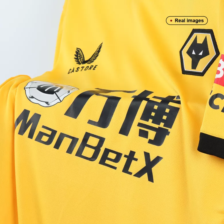 Replica Wolverhampton Wanderers Home Jersey 2021/22 By Castore - vstockx