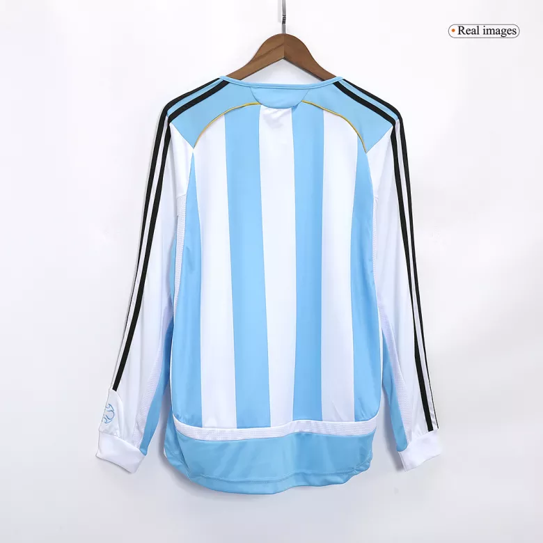 Vintage Soccer Jersey Argentina Home Long Sleeve 2006 - vstockx