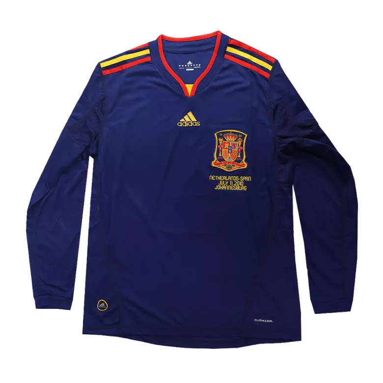 Vintage Soccer Jersey Spain Away Long Sleeve 2010 - vstockx