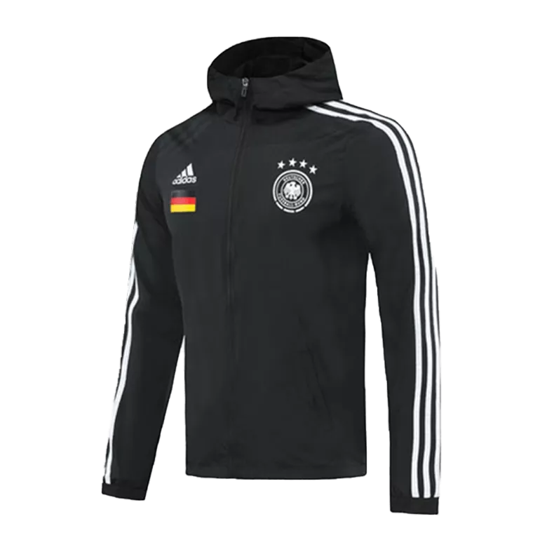 Germany Hoodie Windbreaker Jacket 2020 - Black - vstockx