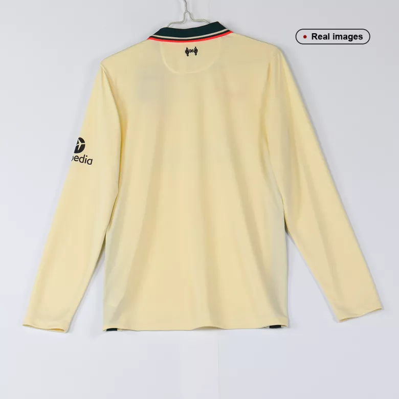 Authentic Liverpool Away Long Sleeve Soccer Jersey 2021/22 - vstockx