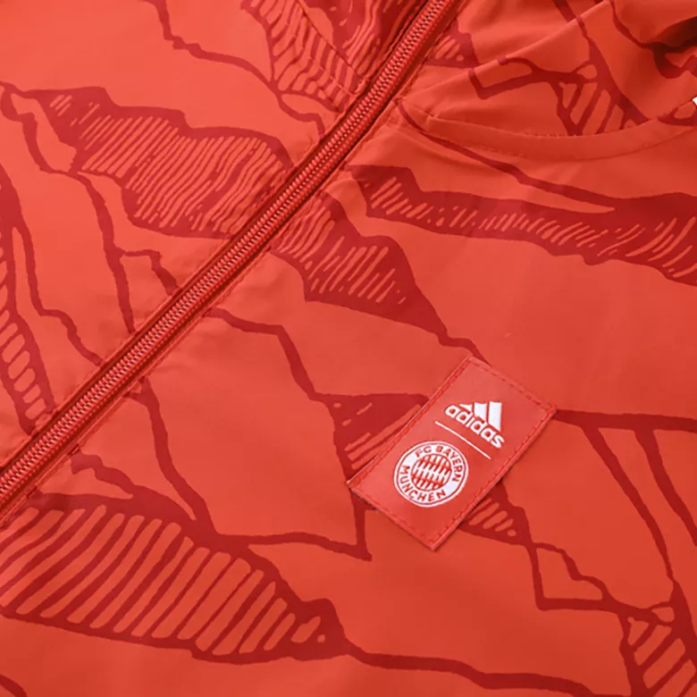 Bayern Munich Hoodie Hoodie Jacket 2021/22 Red - vstockx