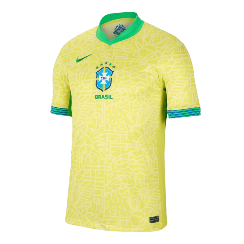 Brazil Home Soccer Jersey Copa America 2024 - vstockx