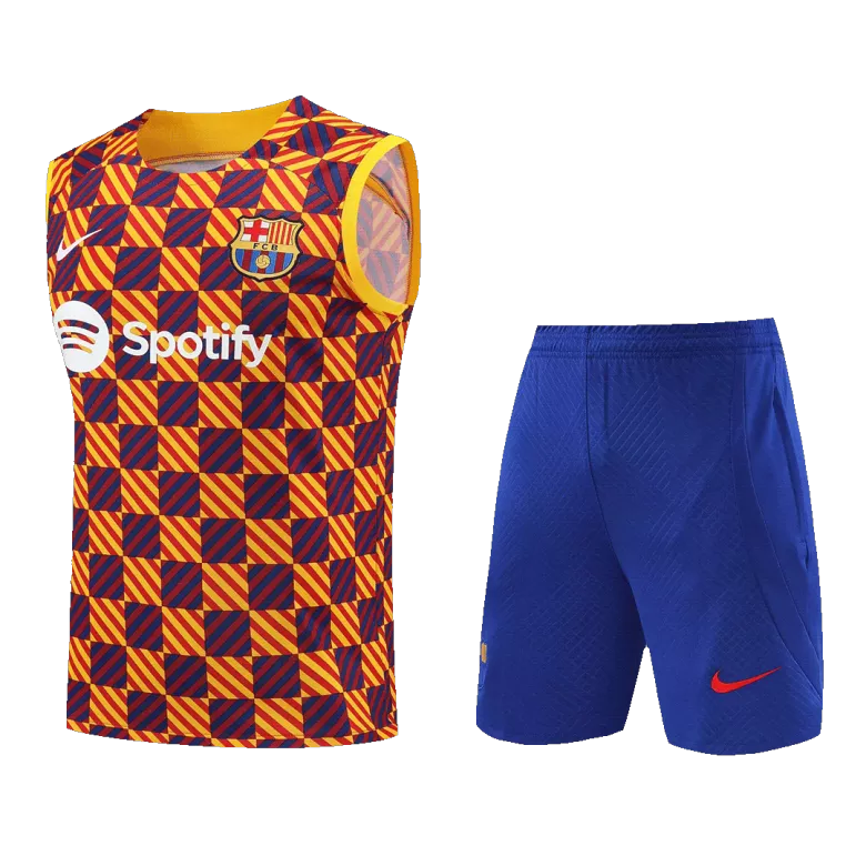 Barcelona Jerseys Sleeveless Training Kit 2023/24 - vstockx