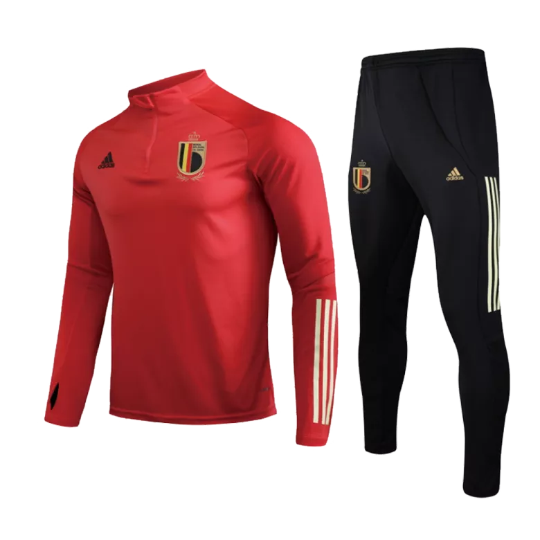 Belgium 1/4 Zip Tracksuit 2021/22 Kids Red - vstockx