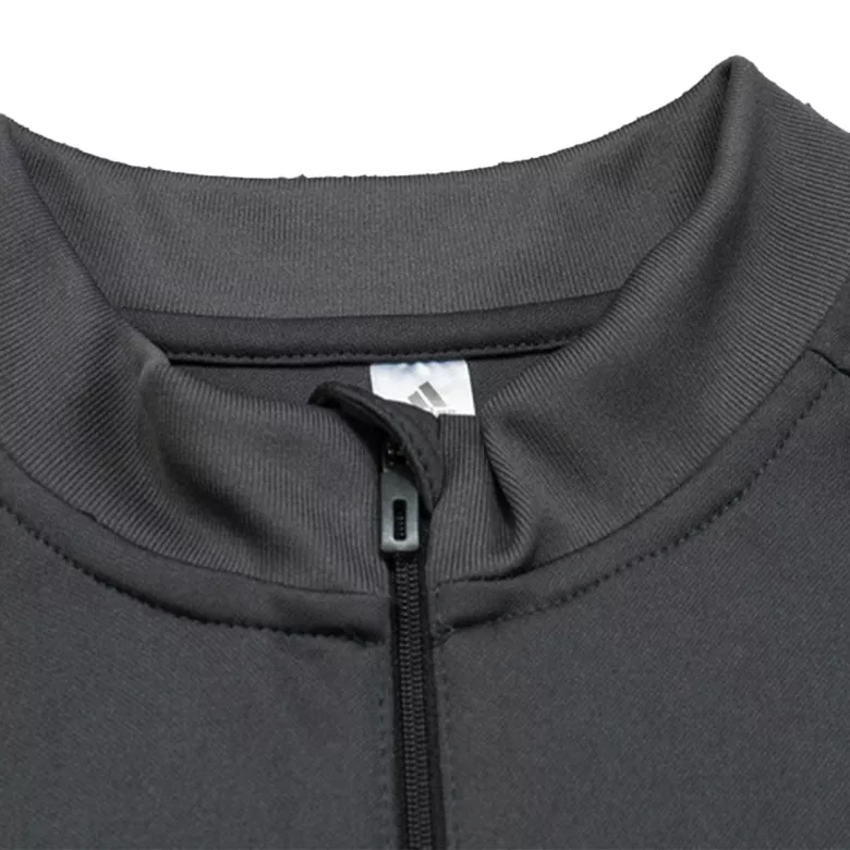 Real Madrid 1/4 Zip Tracksuit 2023/24 Black - vstockx