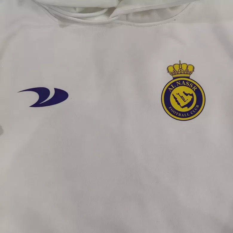 RONALDO #7 Al Nassr Sweater Hoodie 2022/23 White - vstockx