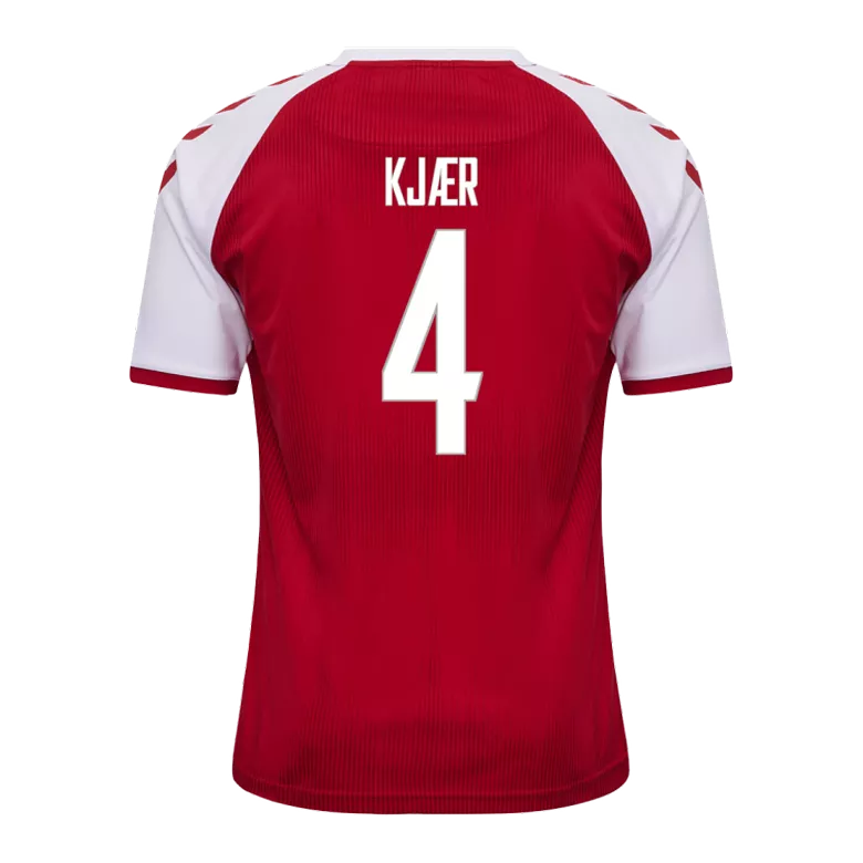 KJ?R #4 Denmark Home Soccer Jersey 2021 - vstockx