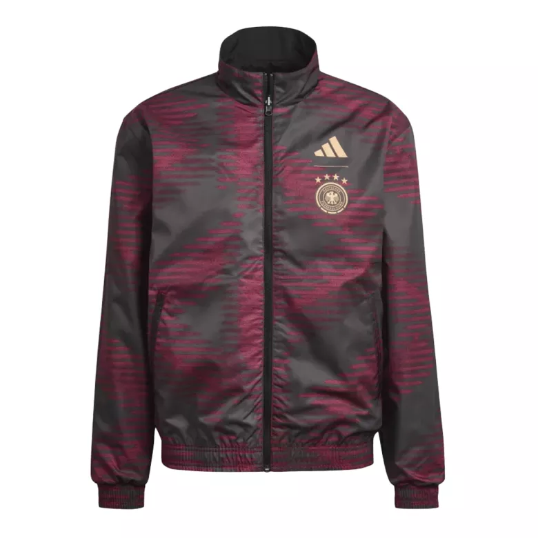 Germany Reversible Anthem Jacket World Cup 2022 Black&Red - vstockx