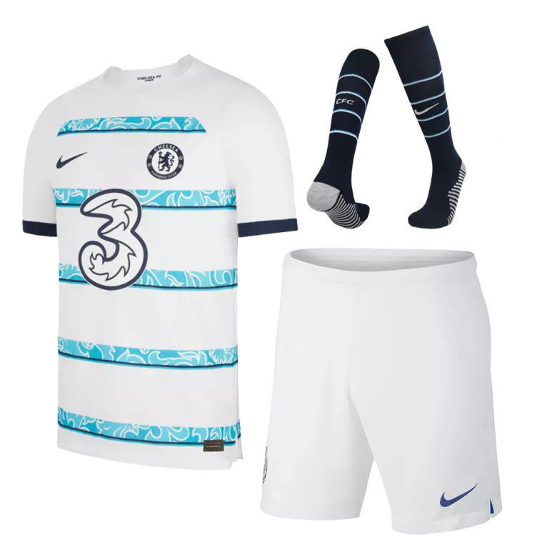 Chelsea Away Kids Jerseys Full Kit 2022/23 - vstockx