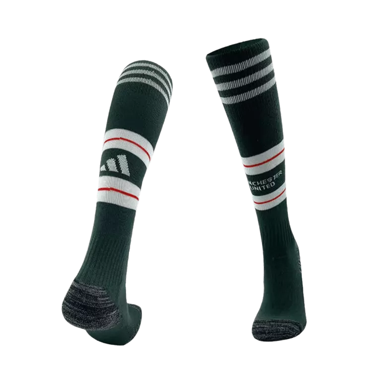 Manchester United Away Soccer Socks 2023/24 Kids - vstockx