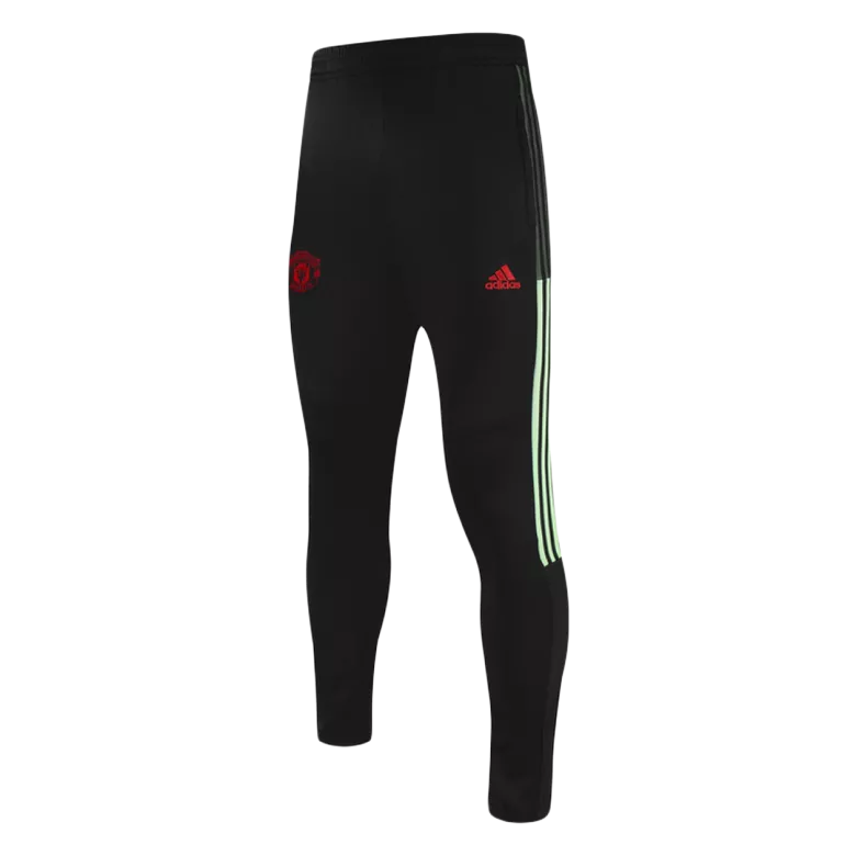 Manchester United Jacket Tracksuit 2021/22 Kids Black - vstockx