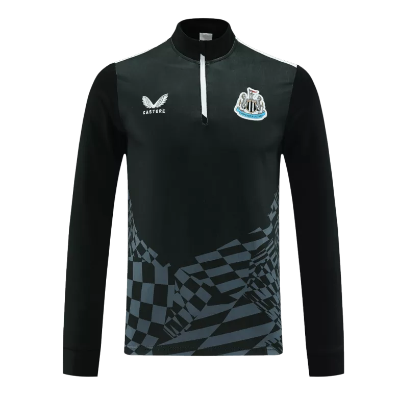 Newcastle United 1/4 Zip Tracksuit 2023/24 Black - vstockx