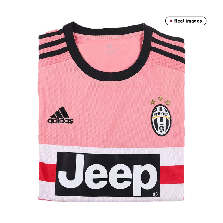 Juventus Away Long Sleeve Soccer Jersey 2015/16 - vstockx