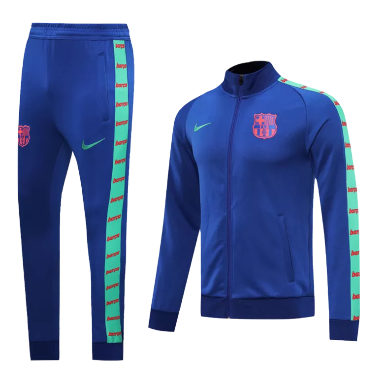 Barcelona Jacket Tracksuit 2020/21 Blue - vstockx