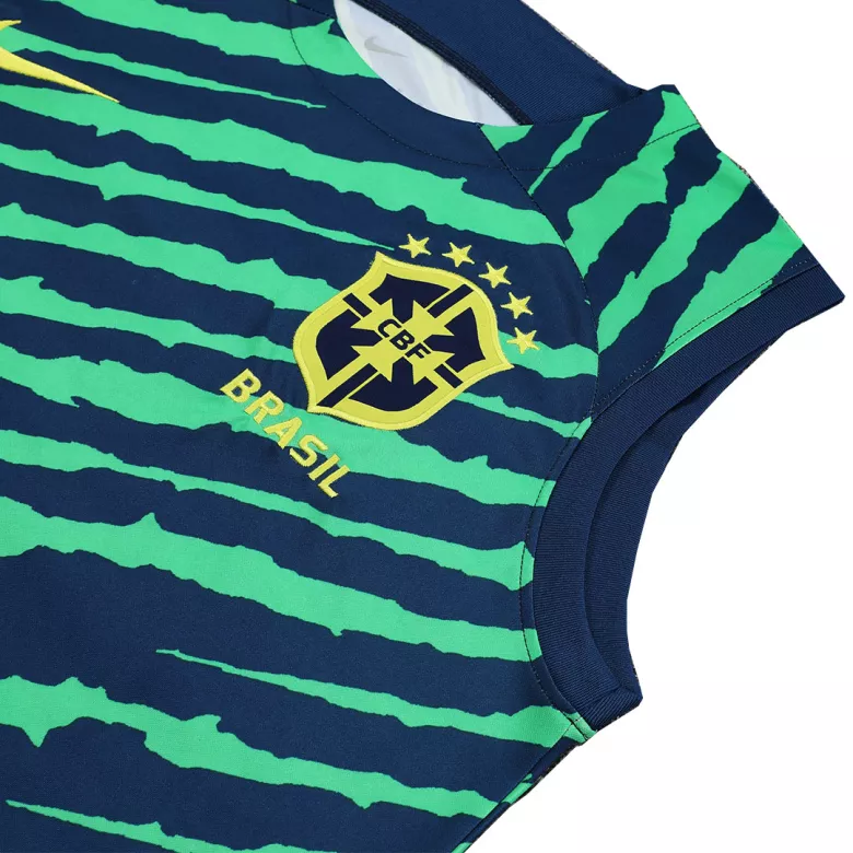 Brazil Jerseys Sleeveless Training Kit 2022 - vstockx