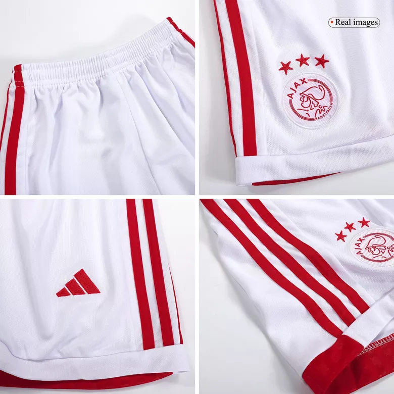 Ajax Home Kids Soccer Jerseys Full Kit 2023/24 - vstockx
