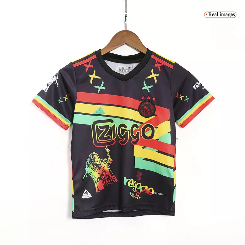Ajax x Bob Marley Kids Soccer Jerseys Kit 2023/24 - vstockx