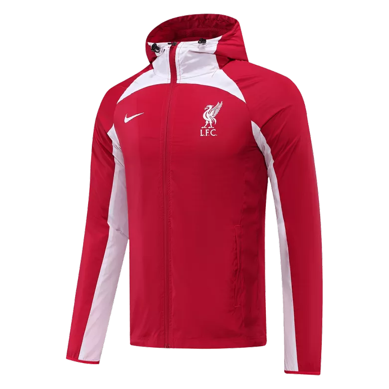 Liverpool Windbreaker Hoodie Jacket 2022/23 - vstockx