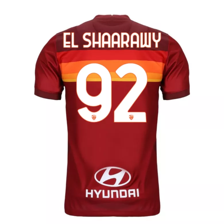 EL SHAARAWY #92 Roma Home Soccer Jersey 2020/21              �� - vstockx