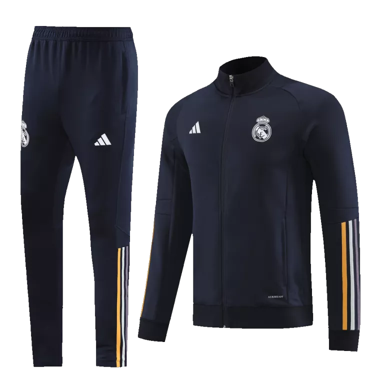 Real Madrid Jacket Tracksuit 2023/24 Navy - vstockx