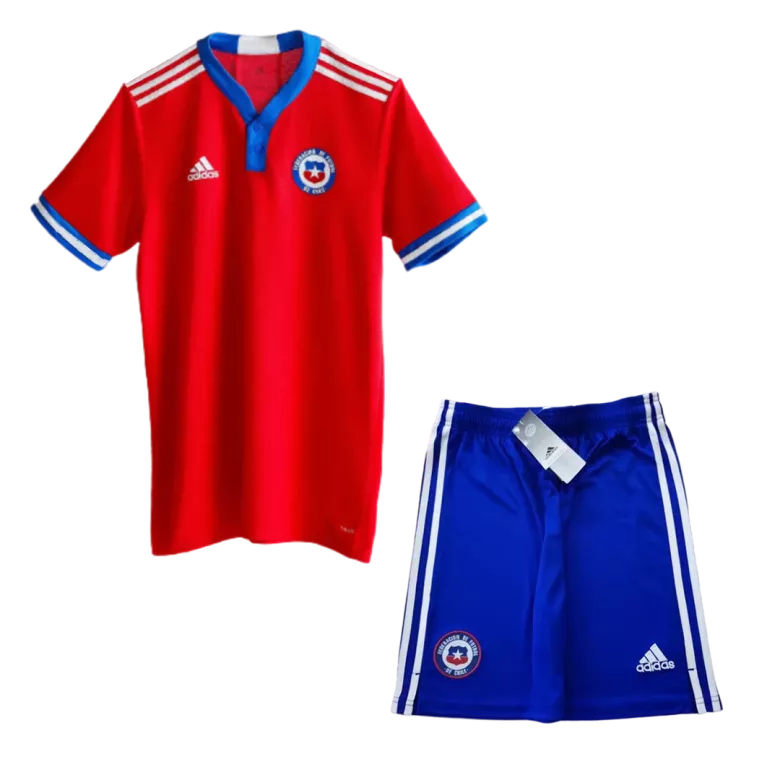 Chile Home Kids Soccer Jerseys Kit 2021/22 - vstockx