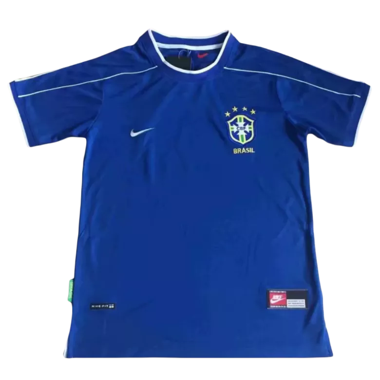 Vintage Soccer Jersey Brazil Away 1998 - vstockx