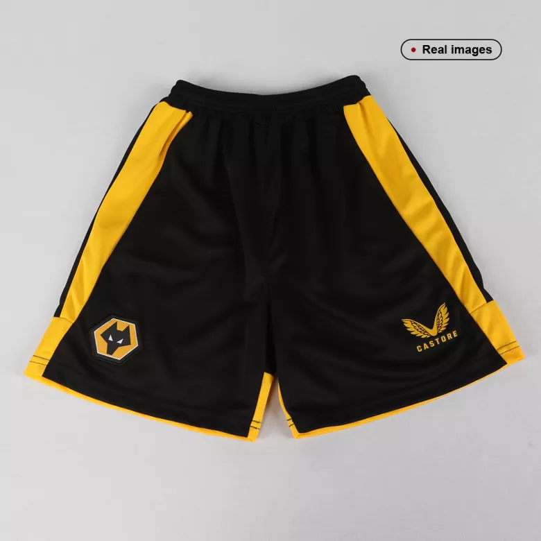Wolverhampton Wanderers Home Kids Soccer Jerseys Kit 2022/23 - vstockx