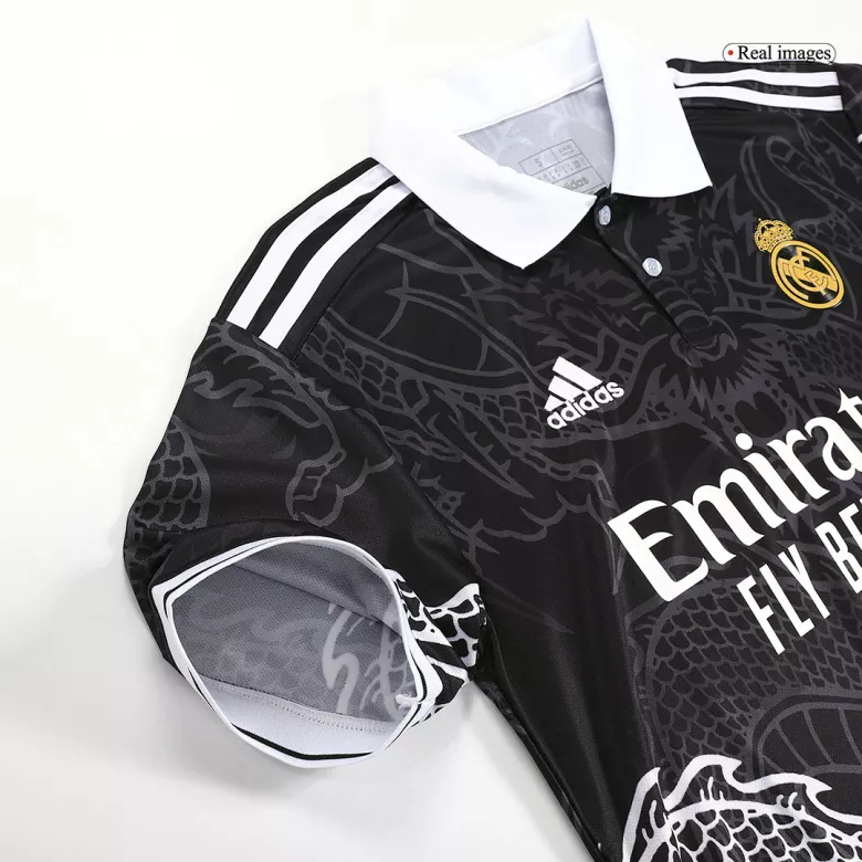 Real Madrid x Chinese Dragon Soccer Jersey 2023/24 ��black�� - vstockx