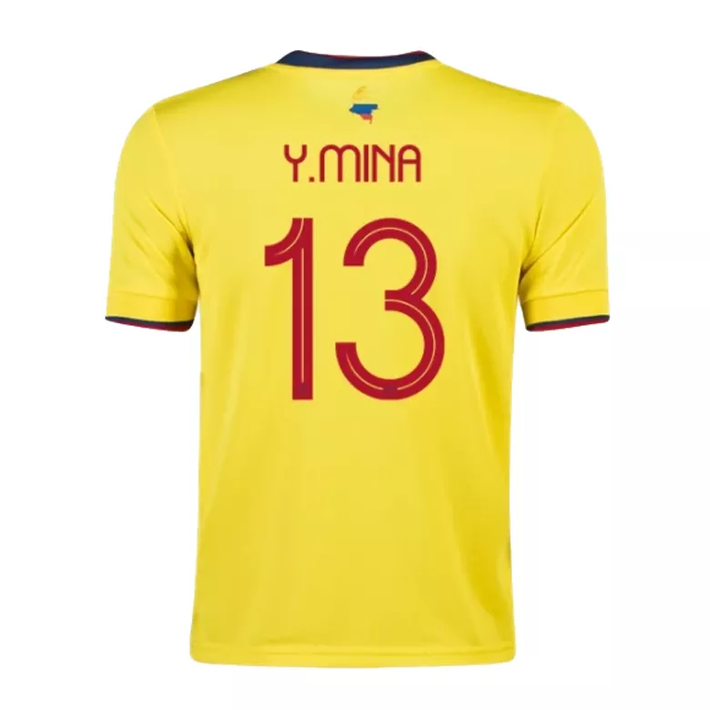 Y.MINA #13 Colombia Home Soccer Jersey 2021 - vstockx