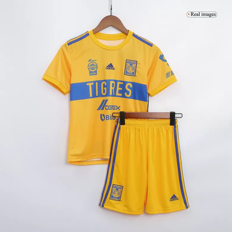Tigres UANL Home Kids Soccer Jerseys Kit 2022/23 - vstockx