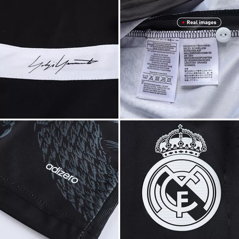 Real Madrid Away Long Sleeve Soccer Jersey 2014/15 - vstockx