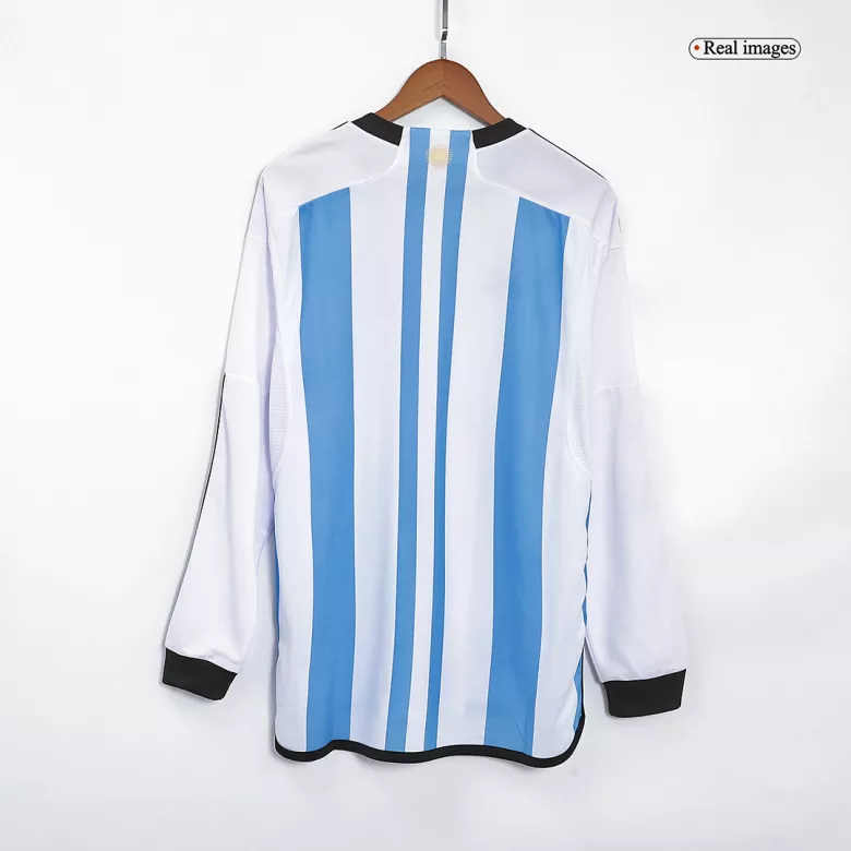 Argentina Home Long Sleeve Soccer Jersey 2022 - vstockx