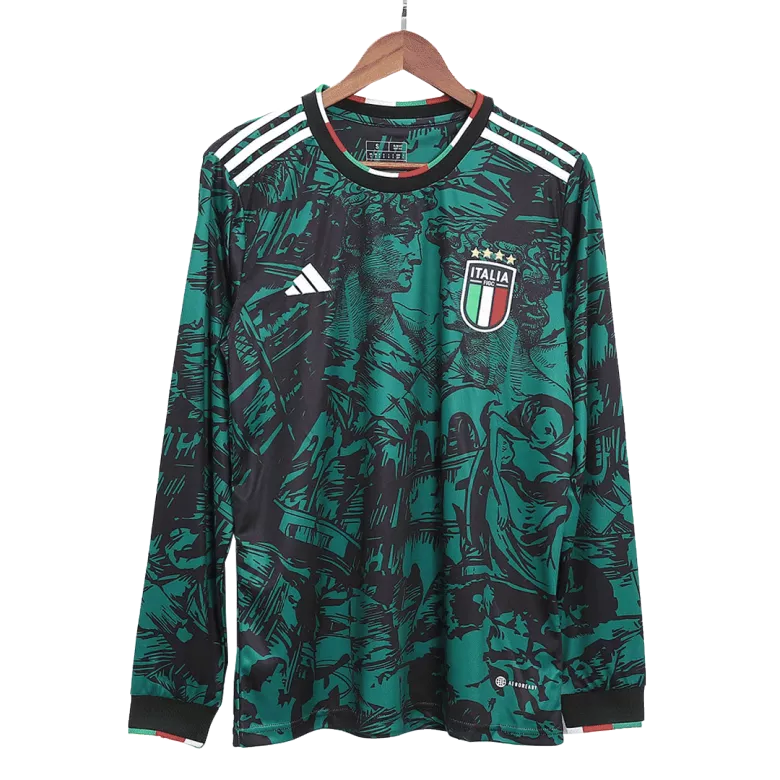 Italy X Renaissance Long Sleeve Soccer Jersey 2023 - vstockx