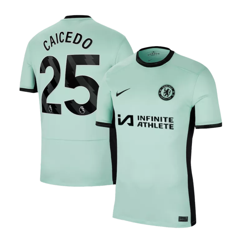 CAICEDO #25 Chelsea Third Away Soccer Jersey 2023/24 - vstockx