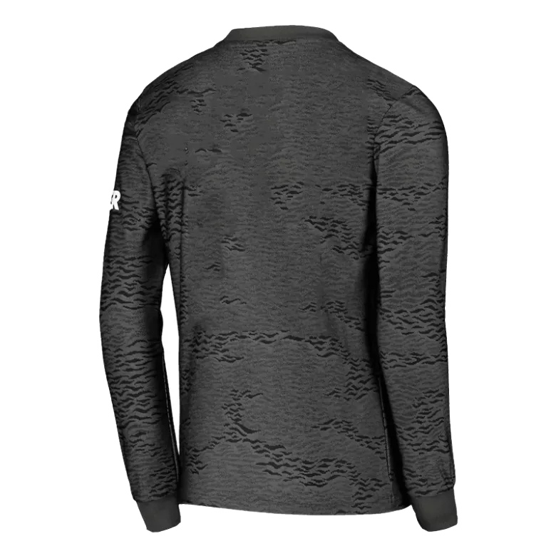 Manchester United Away Long Sleeve Soccer Jersey 2020/21              �� - vstockx