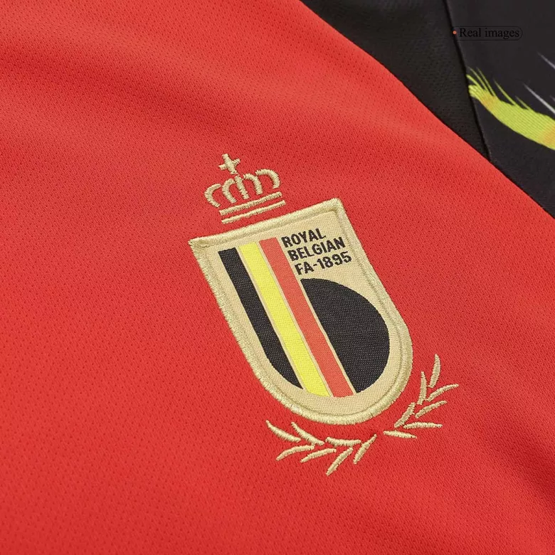 Belgium Home World Cup Kids Jerseys Kit 2022 - vstockx