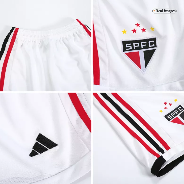 Sao Paulo FC Home Kids Jerseys Kit 2023/24 - vstockx