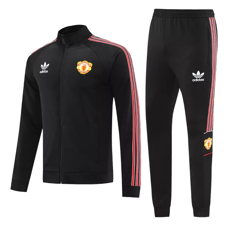 Manchester United Tracksuit 2022/23 Black - vstockx