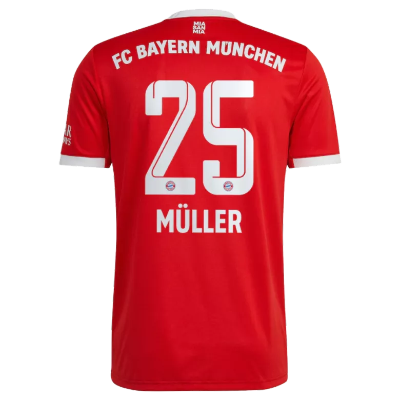 M��LLER #25 Bayern Munich Home Jersey 2022/23 - vstockx