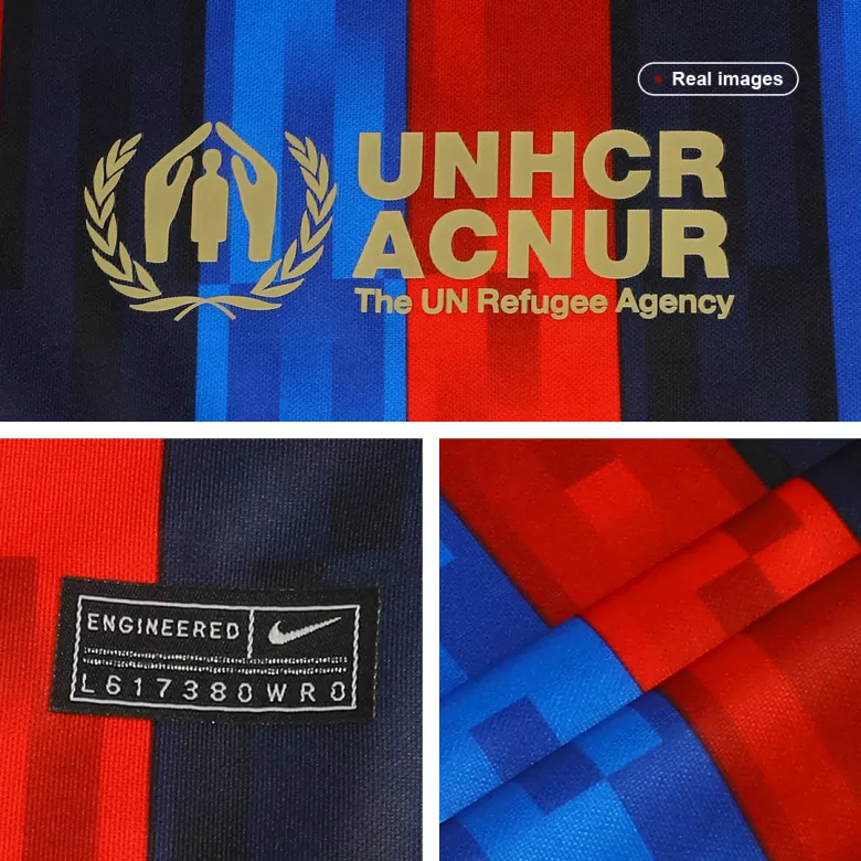 Barcelona Home Kids Soccer Jerseys Full Kit 2022/23 - vstockx