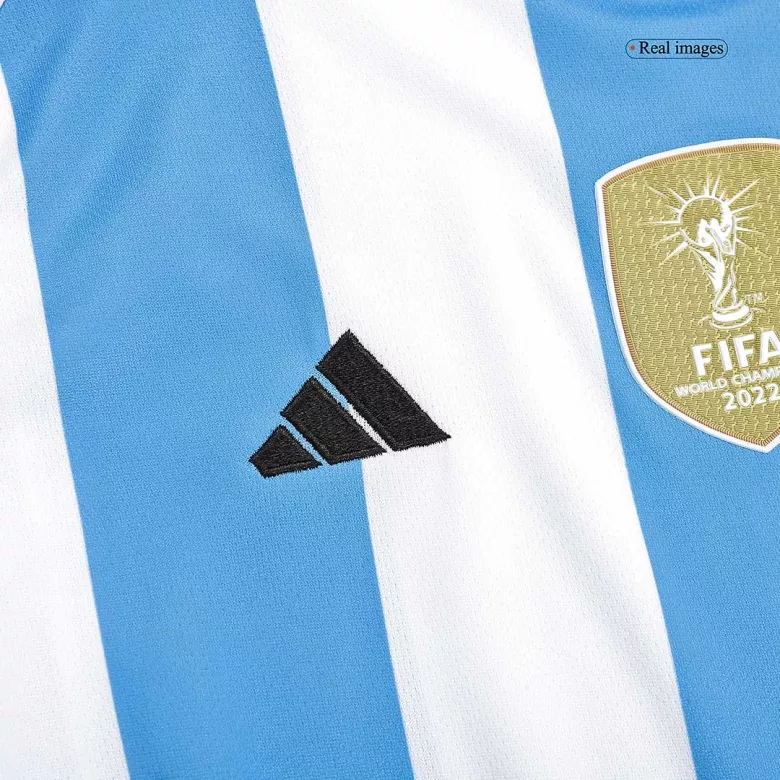 Argentina Home Kids Jerseys Kit 2022 - Three Stars - vstockx