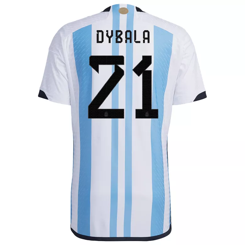 DYBALA #21 Argentina Home Authentic Jersey World Cup 2022 - vstockx