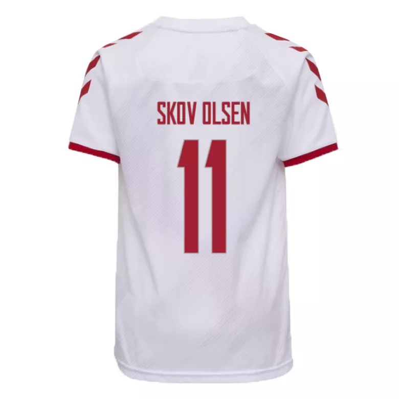SKOV OLSEN #11 Denmark Away Soccer Jersey 2021 - vstockx