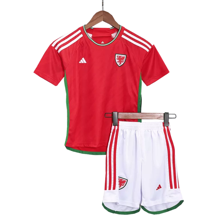 Wales Home Kids Soccer Jerseys Kit 2023/24 - vstockx