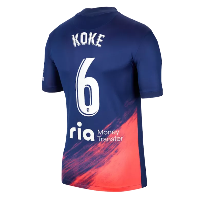 KOKE #6 Atletico Madrid Away Soccer Jersey 2021/22 - vstockx